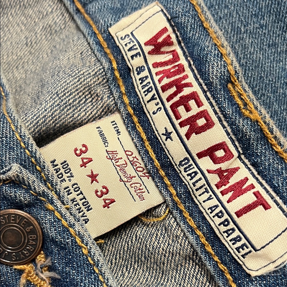 Steve & Barry's Blue Worker Pant Jeans